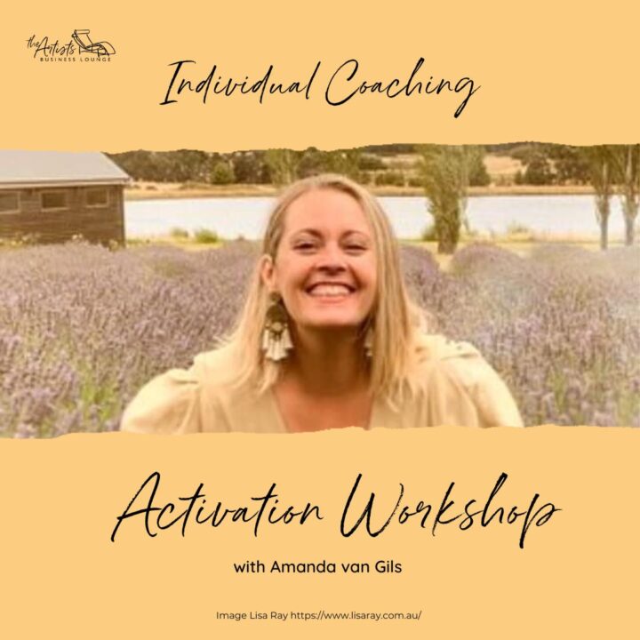 Image of smiling woman in Activation workshop graphic
