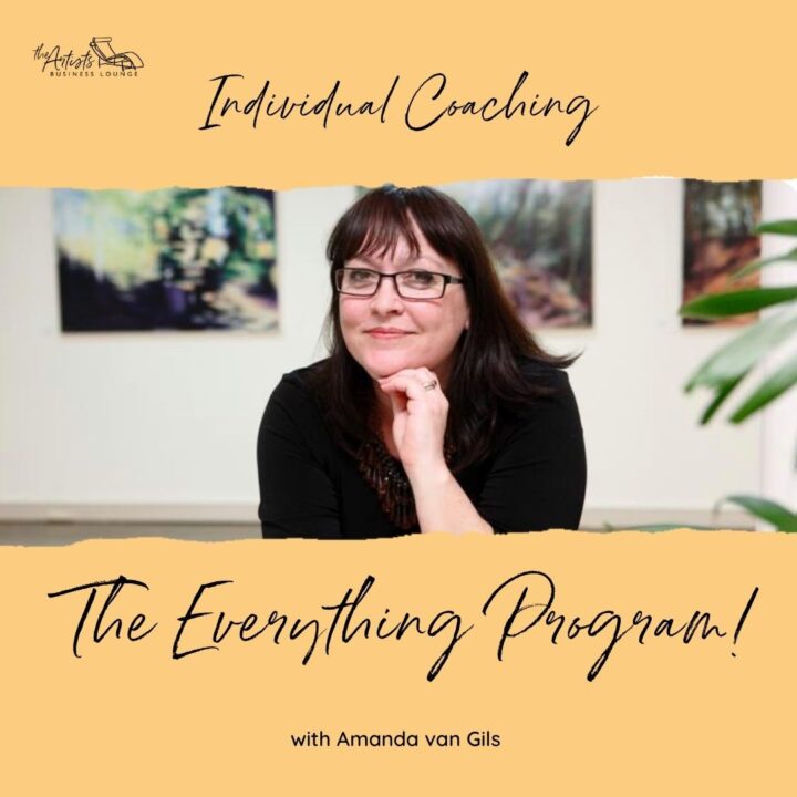 Intensive Art Business Coaching Support The Everything Program graphic