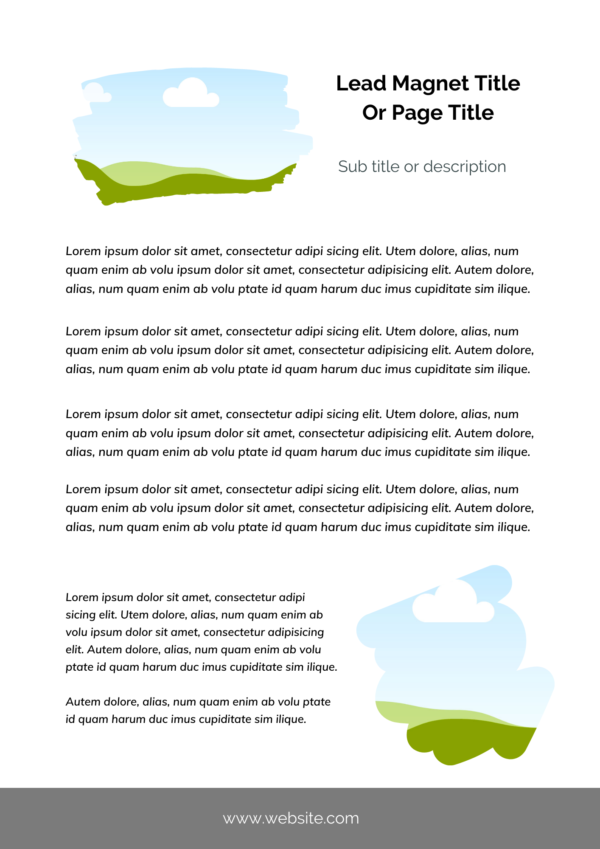 Lead Magnet Template (2 sizes) - Image 9