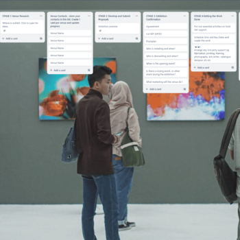 Exhibition Planning and Preparation Trello Board