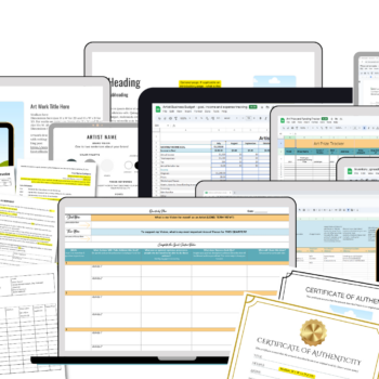 resources for artists. Art Business Documents templates