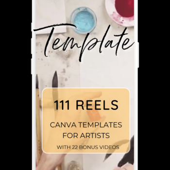 Canva Reels Templates for Artists by Th eArtists Business Lounge