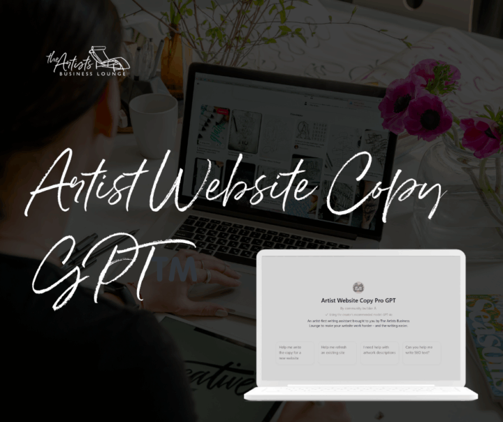 Artist Website Copy GPT™️- custom GPT for artists